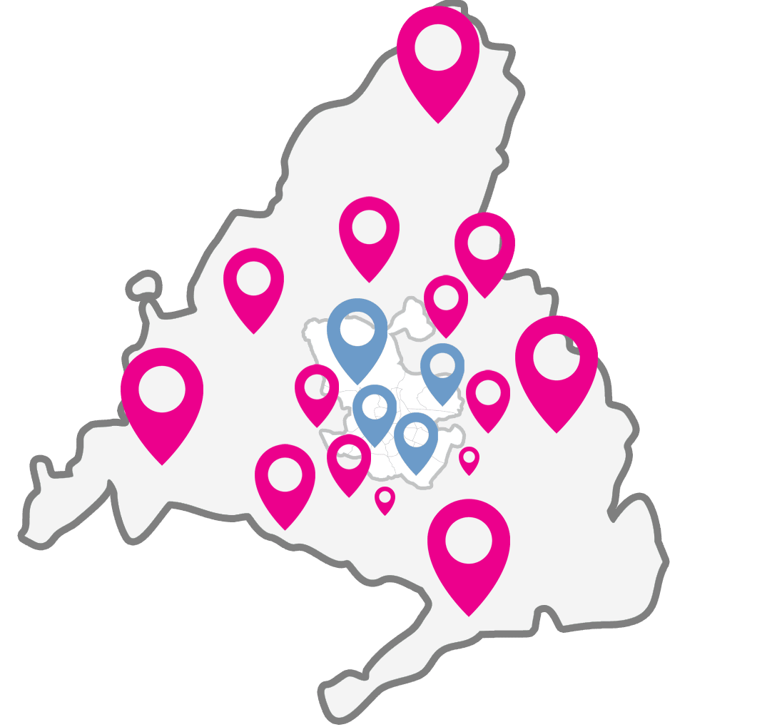 mapa servicios domésticos Madrid